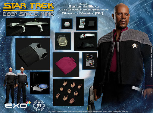 Star Trek - Deep Space Nine: Captain Benjamin Sisko, 1/6 Figur von EXO-6