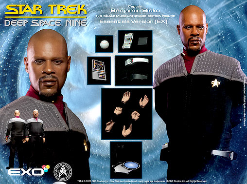 Star Trek - Deep Space Nine: Captain Benjamin Sisko - Essentials, 1/6 Figur von EXO-6