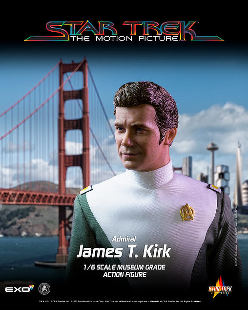 Star Trek - The Motion Picture: Admiral James T. Kirk, 1/6 Figur von EXO-6