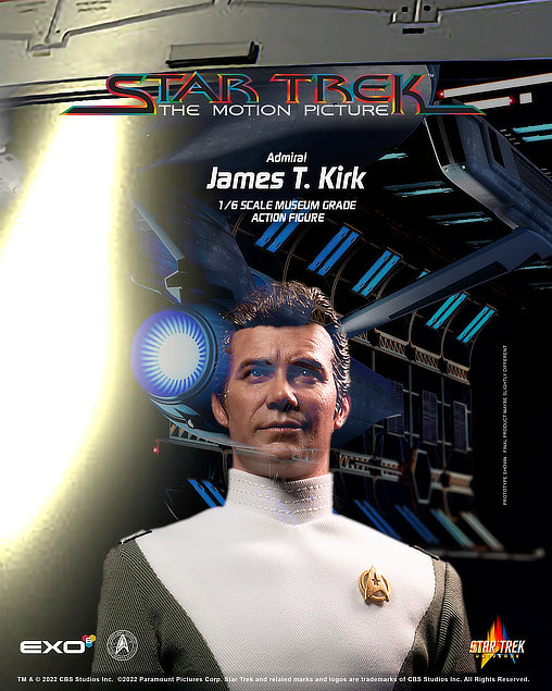 Star Trek - The Motion Picture: Admiral James T. Kirk, 1/6 Figur von EXO-6