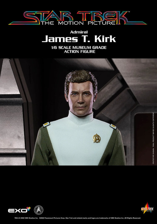 Star Trek - The Motion Picture: Admiral James T. Kirk, 1/6 Figur von EXO-6
