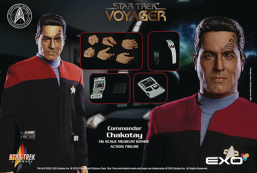 Star Trek - Voyager: Commander Chakotay, 1/6 Figur von EXO-6