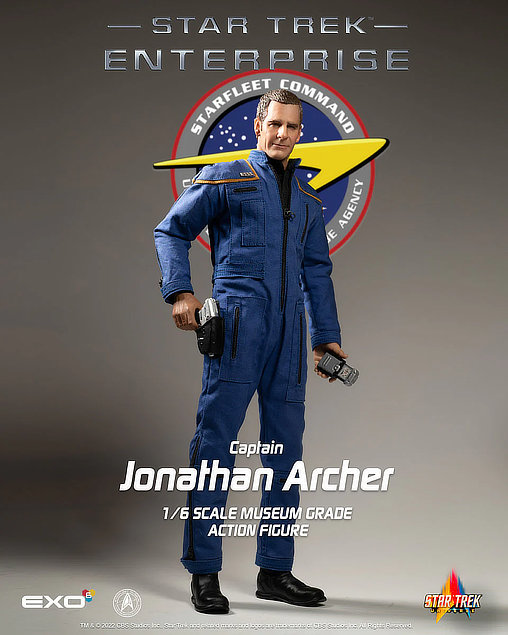 Star Trek - Enterprise: Captain Jonathan Archer, 1/6 Figur von EXO-6