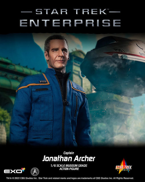 Star Trek - Enterprise: Captain Jonathan Archer, 1/6 Figur von EXO-6