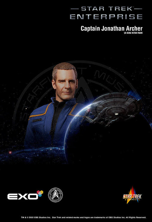 Star Trek - Enterprise: Captain Jonathan Archer, 1/6 Figur von EXO-6