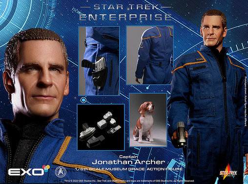 Star Trek - Enterprise: Captain Jonathan Archer, 1/6 Figur von EXO-6