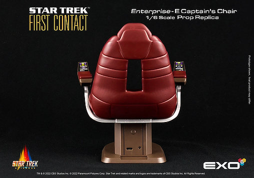 Star Trek - First Contact: Enterprise-E Captains Chair , Fertig-Modell von EXO-6