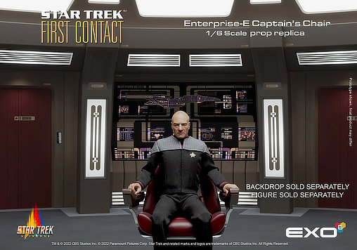 Star Trek - First Contact: Enterprise-E Captains Chair , Fertig-Modell von EXO-6