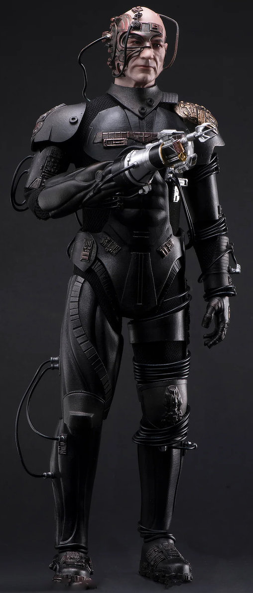 Star Trek - The Next Generation: Picard als Locutus von Borg, 1/6 Figur von EXO-6