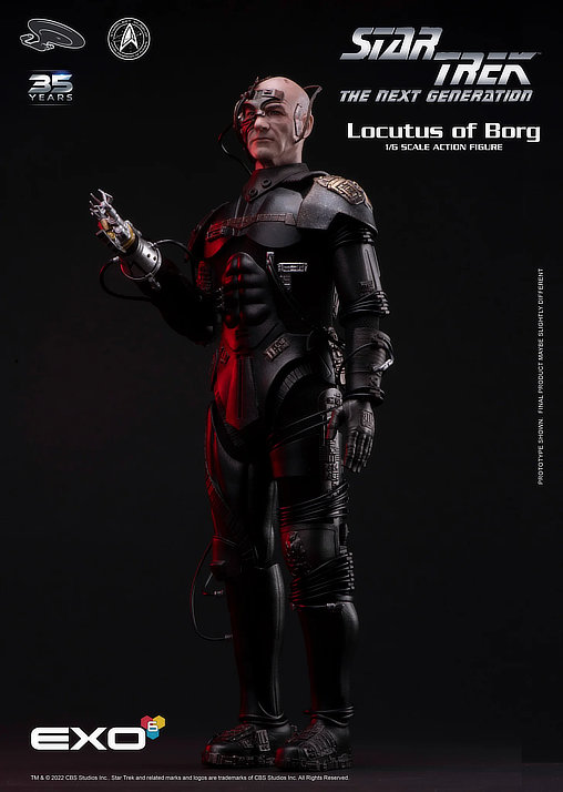 Star Trek - The Next Generation: Picard als Locutus von Borg, 1/6 Figur ... https://spaceart.de/produkte/st020-picard-locutus-borg-figur-exo-6.php