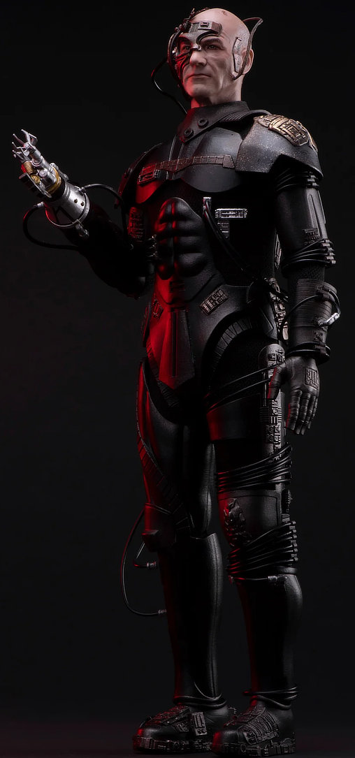 Star Trek - The Next Generation: Picard als Locutus von Borg, 1/6 Figur von EXO-6