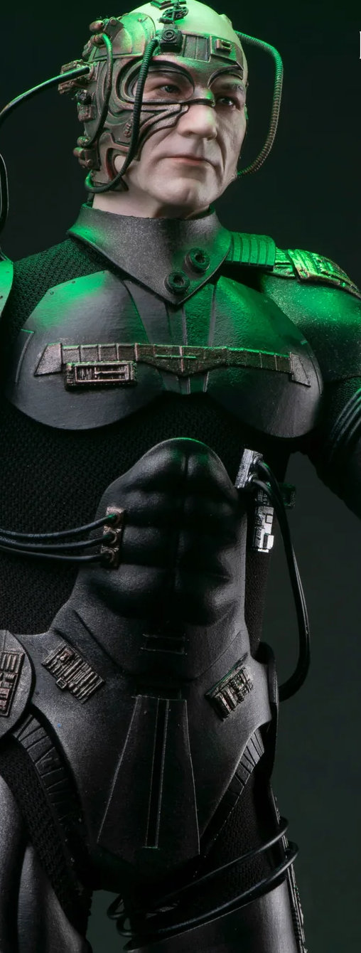 Star Trek - The Next Generation: Picard als Locutus von Borg, 1/6 Figur von EXO-6