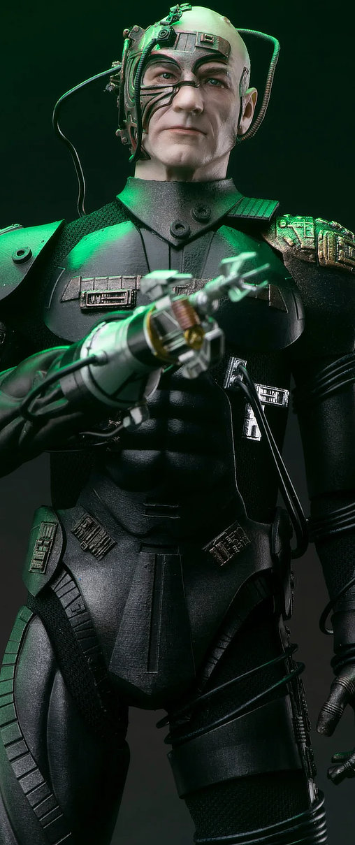 Star Trek - The Next Generation: Picard als Locutus von Borg, 1/6 Figur von EXO-6