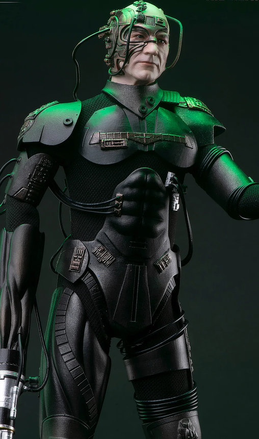 Star Trek - The Next Generation: Picard als Locutus von Borg, 1/6 Figur von EXO-6
