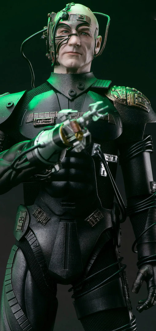 Star Trek - The Next Generation: Picard als Locutus von Borg, 1/6 Figur von EXO-6