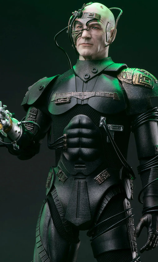 Star Trek - The Next Generation: Picard als Locutus von Borg, 1/6 Figur von EXO-6