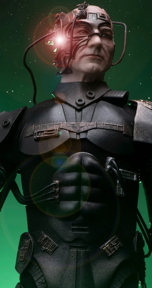 Star Trek - The Next Generation: Picard als Locutus von Borg, 1/6 Figur von EXO-6