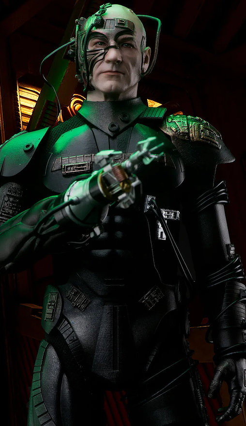 Star Trek - The Next Generation: Picard als Locutus von Borg, 1/6 Figur von EXO-6