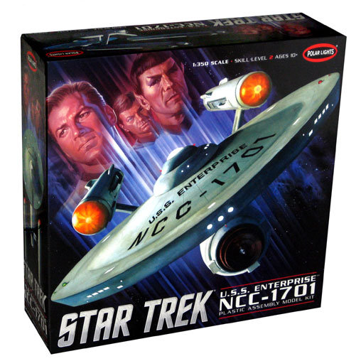 Star Trek: U.S.S. Enterprise NCC-1701 Giant, Modell-Bausatz von Polar Lights