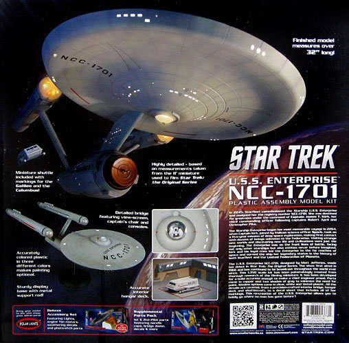 Star Trek: U.S.S. Enterprise NCC-1701 Giant, Modell-Bausatz von Polar Lights