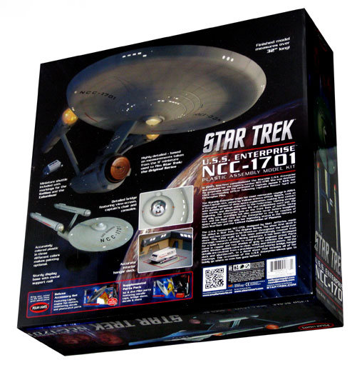 Star Trek: U.S.S. Enterprise NCC-1701 Giant, Modell-Bausatz von Polar Lights