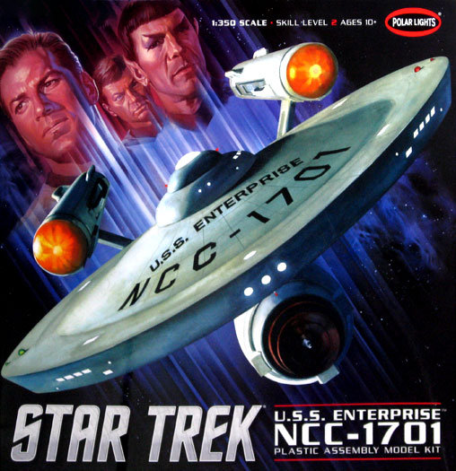 Star Trek: U.S.S. Enterprise NCC-1701 Giant, Modell-Bausatz von Polar Lights