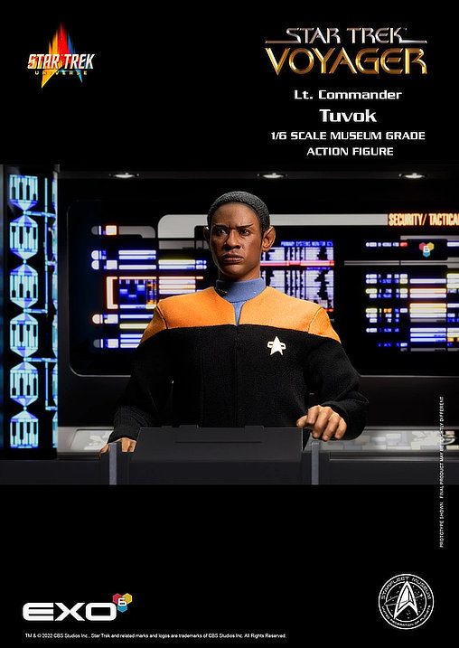 Star Trek - Voyager: Lt. Commander Tuvok, 1/6 Figur von EXO-6