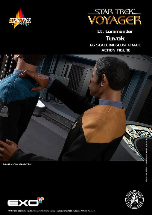 Star Trek - Voyager: Lt. Commander Tuvok, 1/6 Figur von EXO-6