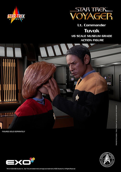 Star Trek - Voyager: Lt. Commander Tuvok, 1/6 Figur von EXO-6