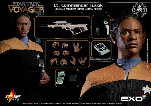 Star Trek - Voyager: Lt. Commander Tuvok, 1/6 Figur von EXO-6