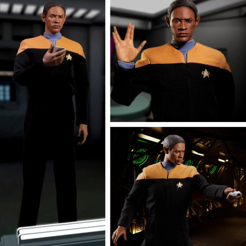 Star Trek - Voyager: Lt. Commander Tuvok, 1/6 Figur