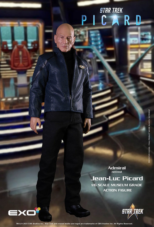 Star Trek - Picard: Admiral Jean-Luc Picard, 1/6 Figur von EXO-6