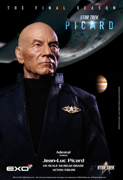 Star Trek - Picard: Admiral Jean-Luc Picard, 1/6 Figur von EXO-6
