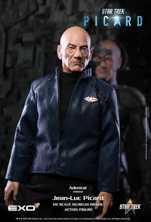 Star Trek - Picard: Admiral Jean-Luc Picard, 1/6 Figur von EXO-6