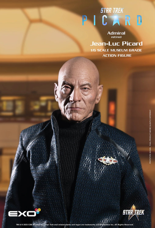 Star Trek - Picard: Admiral Jean-Luc Picard, 1/6 Figur von EXO-6