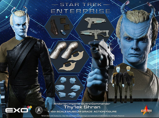 Star Trek - Enterprise: Thylek Shran, 1/6 Figur von EXO-6