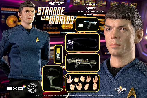 Star Trek - Strange New Worlds: Lieutenant Spock, 1/6 Figur von EXO-6