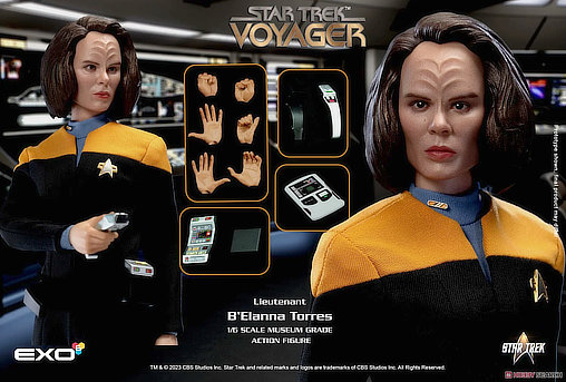 Star Trek - Voyager: Lt. B’Elanna Torres, 1/6 Figur ... https://spaceart.de/produkte/st029-belanna-torres-figur-exo-6.php