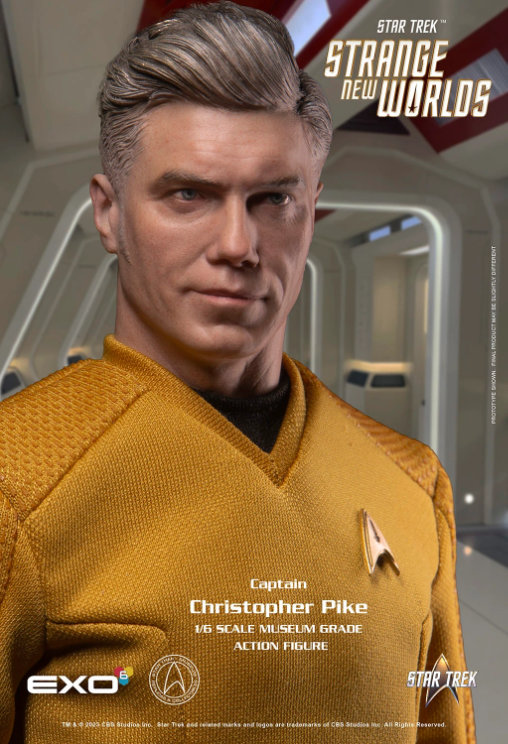 Star Trek - Strange New Worlds: Captain Christopher Pike, 1/6 Figur von EXO-6