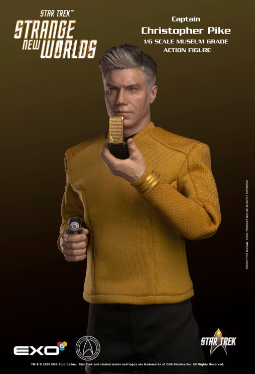 Star Trek - Strange New Worlds: Captain Christopher Pike, 1/6 Figur von EXO-6