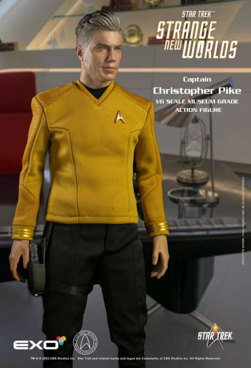 Star Trek - Strange New Worlds: Captain Christopher Pike, 1/6 Figur von EXO-6