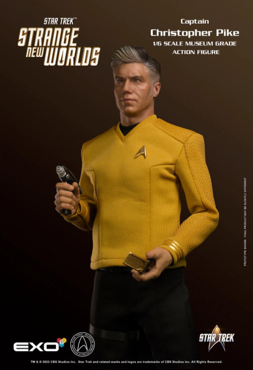 Star Trek - Strange New Worlds: Captain Christopher Pike, 1/6 Figur von EXO-6