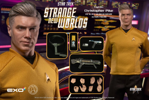 Star Trek - Strange New Worlds: Captain Christopher Pike, 1/6 Figur von EXO-6