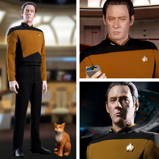 Star Trek - The Next Generation: Commander Data - Standard Version, Typ: 1/6 Figur