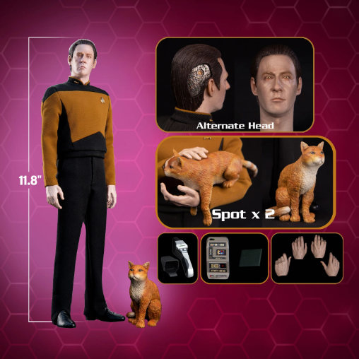 Star Trek - The Next Generation: Commander Data - Standard Version, 1/6 Figur von EXO-6