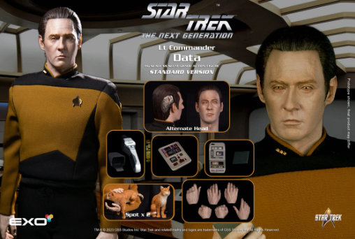 Star Trek - The Next Generation: Commander Data - Standard Version, 1/6 Figur von EXO-6