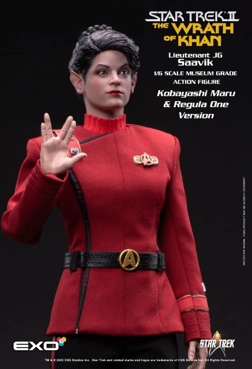 Star Trek - The Wrath of Khan: Lieutenant Saavik - Regula One Version, 1/6 Figur von EXO-6