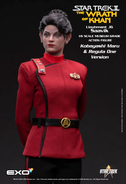 Star Trek - The Wrath of Khan: Lieutenant Saavik - Regula One Version, 1/6 Figur von EXO-6