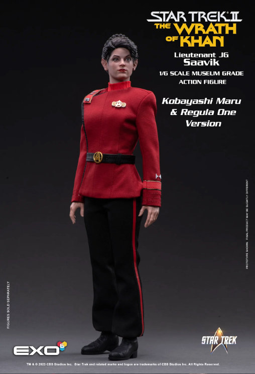 Star Trek - The Wrath of Khan: Lieutenant Saavik - Regula One Version, 1/6 Figur von EXO-6