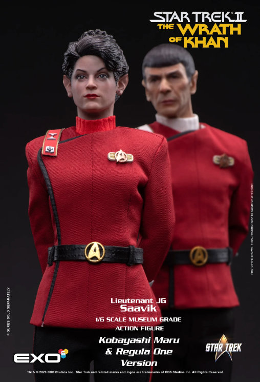 Star Trek - The Wrath of Khan: Lieutenant Saavik - Regula One Version, 1/6 Figur von EXO-6